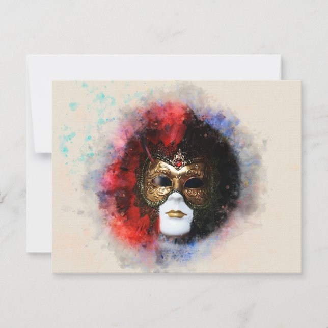 venezianische Maske (Vorderseite)