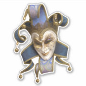 Venezianische Maske 2 Aufkleber (Vorderseite)