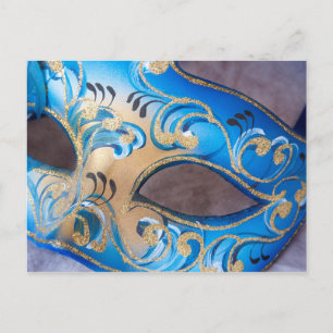 Venezianische Maske 2 Postkarte