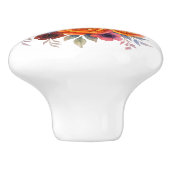 Venezianische Maske Blumenkohl-Karneval Bloom Chor Keramikknauf (Seitenansicht)