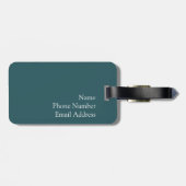 Venezianische Maske Gepäckanhänger (Rückseite horizontal)