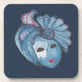 Venezianische Maske Getränkeuntersetzer (Vorderseite)