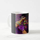 Venezianische Maske Kaffeetasse (Vorderseite Links)
