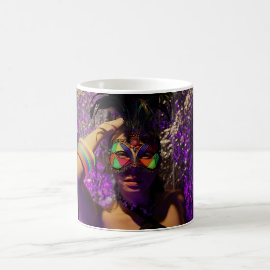 Venezianische Maske Kaffeetasse (Mittel)