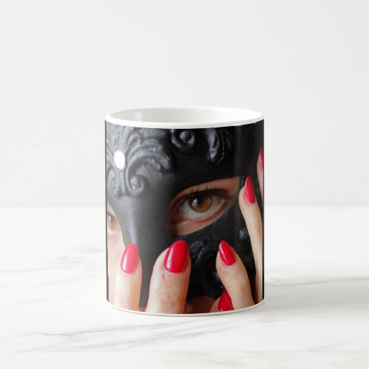 Venezianische Maske Kaffeetasse (Mittel)