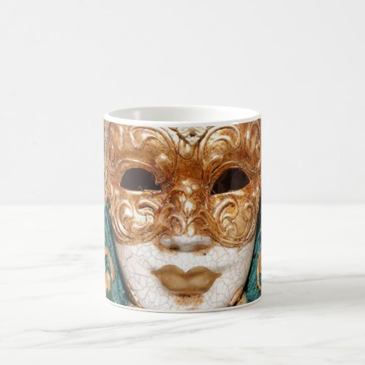 Venezianische Maske Kaffeetasse (Mittel)