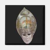 Venezianische Maske Magnet (Vorne)