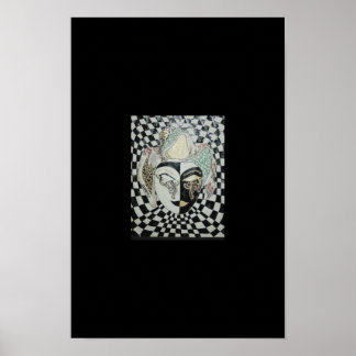 Venezianische Maske Poster