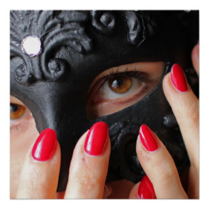 Venezianische Maske Poster