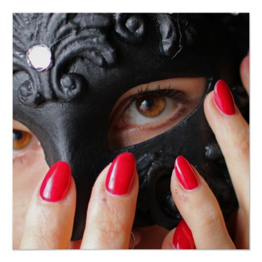 Venezianische Maske Poster (Vorderseite)