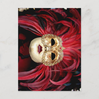 Venezianische Maske Postkarte