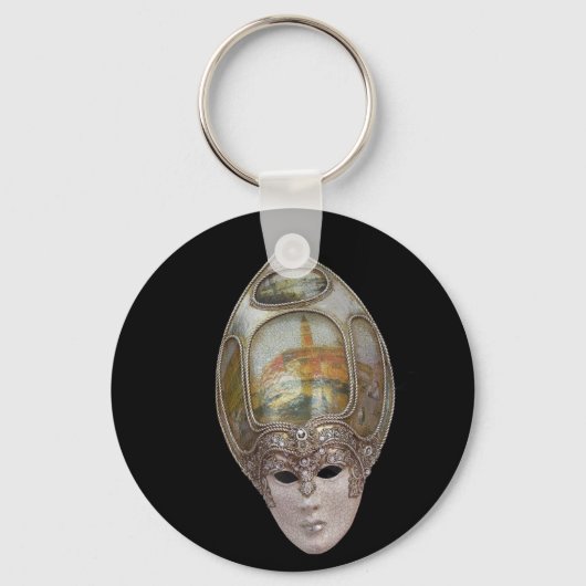 Venezianische Maske Schlüsselanhänger (Vorderseite)