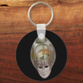 Venezianische Maske Schlüsselanhänger (Vorderseite)