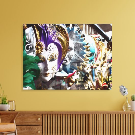 Venezianische Masken 1 Leinwand (Insitu (Wohnzimmer))