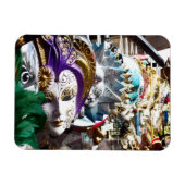 Venezianische Masken 1 Magnet (Horizontal)