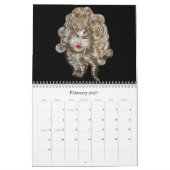 Venezianische Masken Kalender (Feb 2027)