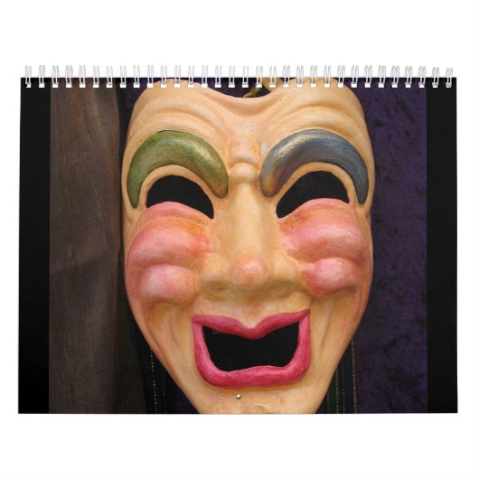 Venezianische Masken Kalender (Titelbild)