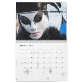 Venezianische Masken Kalender (Feb 2027)