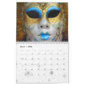 Venezianische Masken Kalender (Mär 2026)