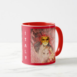 Venezianische Masken, Karneval, Vintage Kunst - It Tasse