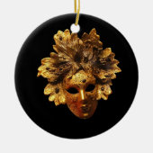 Venezianische Masken Keramikornament (Vorne)