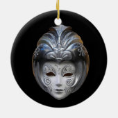Venezianische Masken Keramikornament (Hinten)