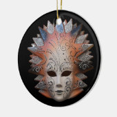 Venezianische Masken Keramikornament (Links)