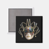 Venezianische Masken Magnet (Vorderseite/Rückseite)