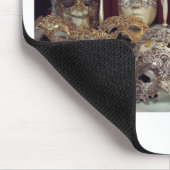 Venezianische Masken Mousepad (Ecke)