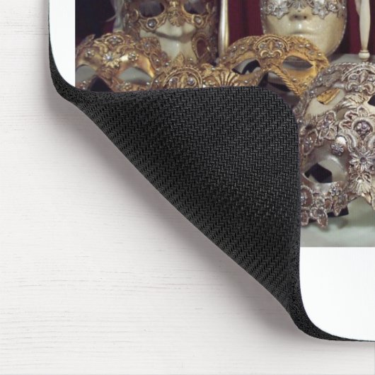 Venezianische Masken Mousepad (Ecke)