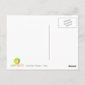 Venezianische Masken Postkarte (Rückseite)