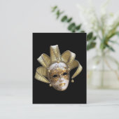 Venezianische Masken Postkarte (Stehend Vorderseite)