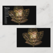 Venezianische Masken-Visitenkarte Visitenkarte (Vorne/Hinten)