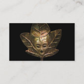 Venezianische Masken-Visitenkarte Visitenkarte (Rückseite)