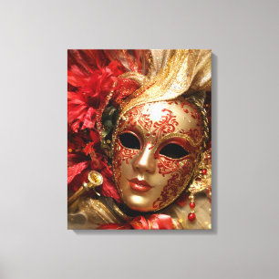 venezianische Maskenbild Leinwand Wandkunst