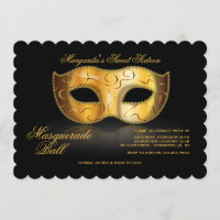 Venezianische Maskeneinladung