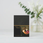 Venezianische Maskenmaske Platzkarte Visitenkarte (Stehend Vorderseite)