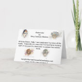 Venezianische Maskennotecards von Mary Dunham Walt Karte (Rückseite)