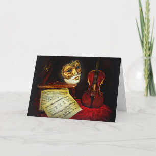 Venezianische Maskensammlung - Musikalische Nacht Karte