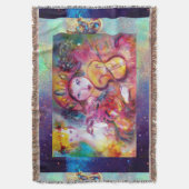 VENEZIANISCHE MASQUERADE-FÄLLE/ HARLEQUIN UND KOLU DECKE (Vorderseite Vertikal)