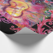 VENEZIANISCHE MASQUERADE-FÄLLE/ HARLEQUIN UND KOLU GESCHENKPAPIER (Ecke)