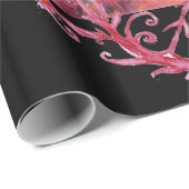 VENEZIANISCHE MASQUERADE-FÄLLE/ HARLEQUIN UND KOLU GESCHENKPAPIER (Rolleneckpunkt)