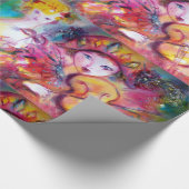 VENEZIANISCHE MASQUERADE-FÄLLE/ HARLEQUIN UND KOLU GESCHENKPAPIER (Ecke)