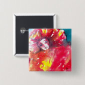 VENEZIANISCHE MASQUERADE-FÄLLE - MASKE IN ROT BUTTON (Vorne & Hinten)