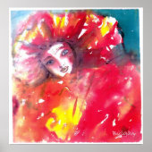 VENEZIANISCHE MASQUERADE-FÄLLE - MASKE IN ROT POSTER (Vorne)