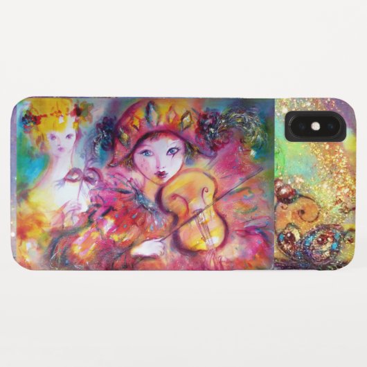 VENEZIANISCHE MASQUERADE/HARLEQUIN UND KOLUMBIN Case-Mate iPhone HÜLLE (Rückseite (Horizontal))