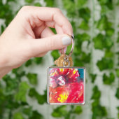 VENEZIANISCHE MASQUERADE, MASCHINE IN ROT SCHLÜSSELANHÄNGER (Hand)