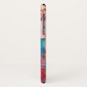 VENEZIANISCHE MASQUERADE, MASCHINE IN ROtem MONOGR Case-Mate iPhone Hülle (Hinten/Links)