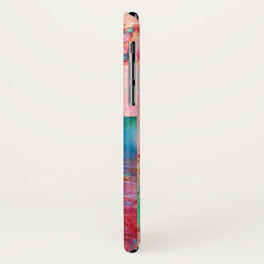 VENEZIANISCHE MASQUERADE, MASCHINE IN ROtem MONOGR Case-Mate iPhone Hülle (Hinten/Links)