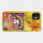 VENEZIANISCHE MASQUERADE - MASK IM GELBEN MONOGRAM Case-Mate iPhone HÜLLE (Rückseite (Horizontal))